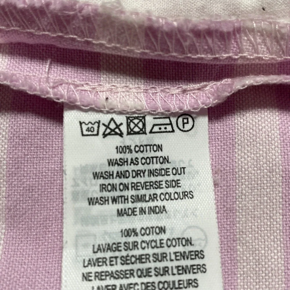 FRENCH CONNECTION Mens Shorts Size 38 Pink Striped Button‎ Fly Chino